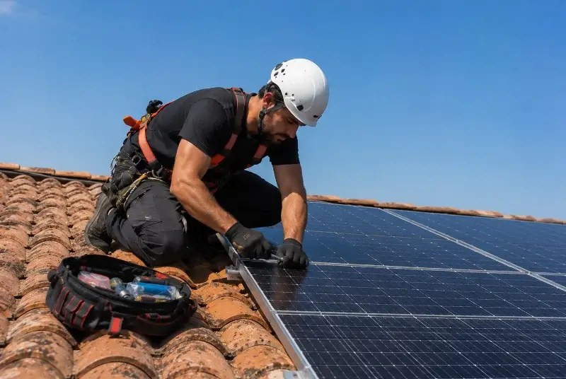 Maintenance et monitoring de panneaux solaires à Alleins