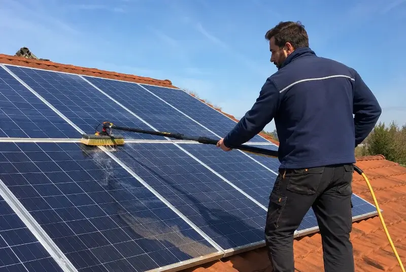 Nettoyage et entretien de panneaux solaires à Alleins