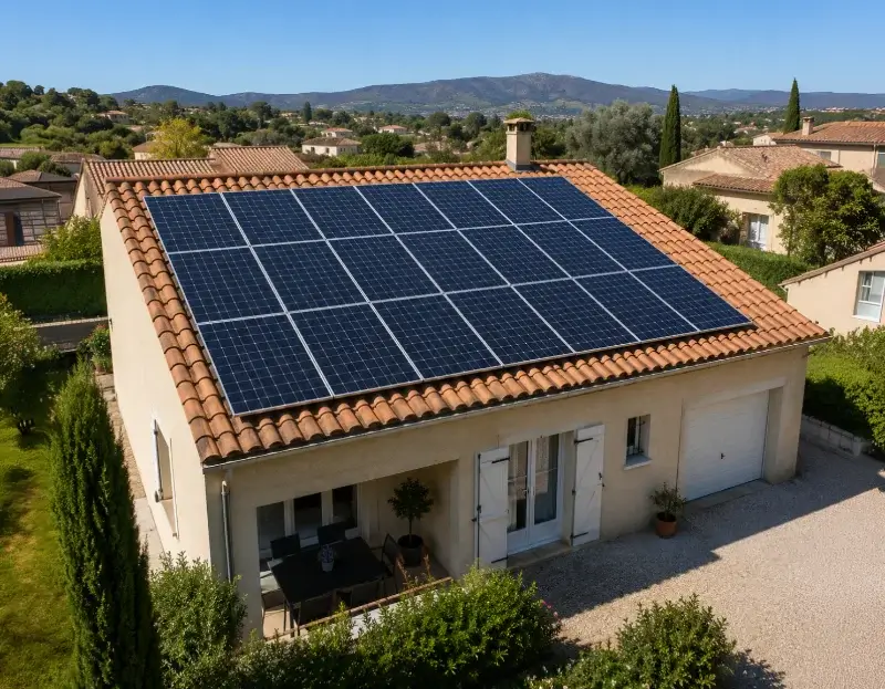 Prime à l'autoconsommation panneaux solaires Alleins — aide financière de l'État